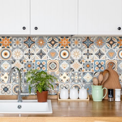 Image of Barebeauty 60 x 200 cm Kitchen Wallpaper, Self Adhesive Oil Proof Waterproof Wall Sticker for Kitchen, Anti-Mold Heat Resistant Backsplash Wall Covering (Pack of 3, 38.76 Sq. Ft. Approx)