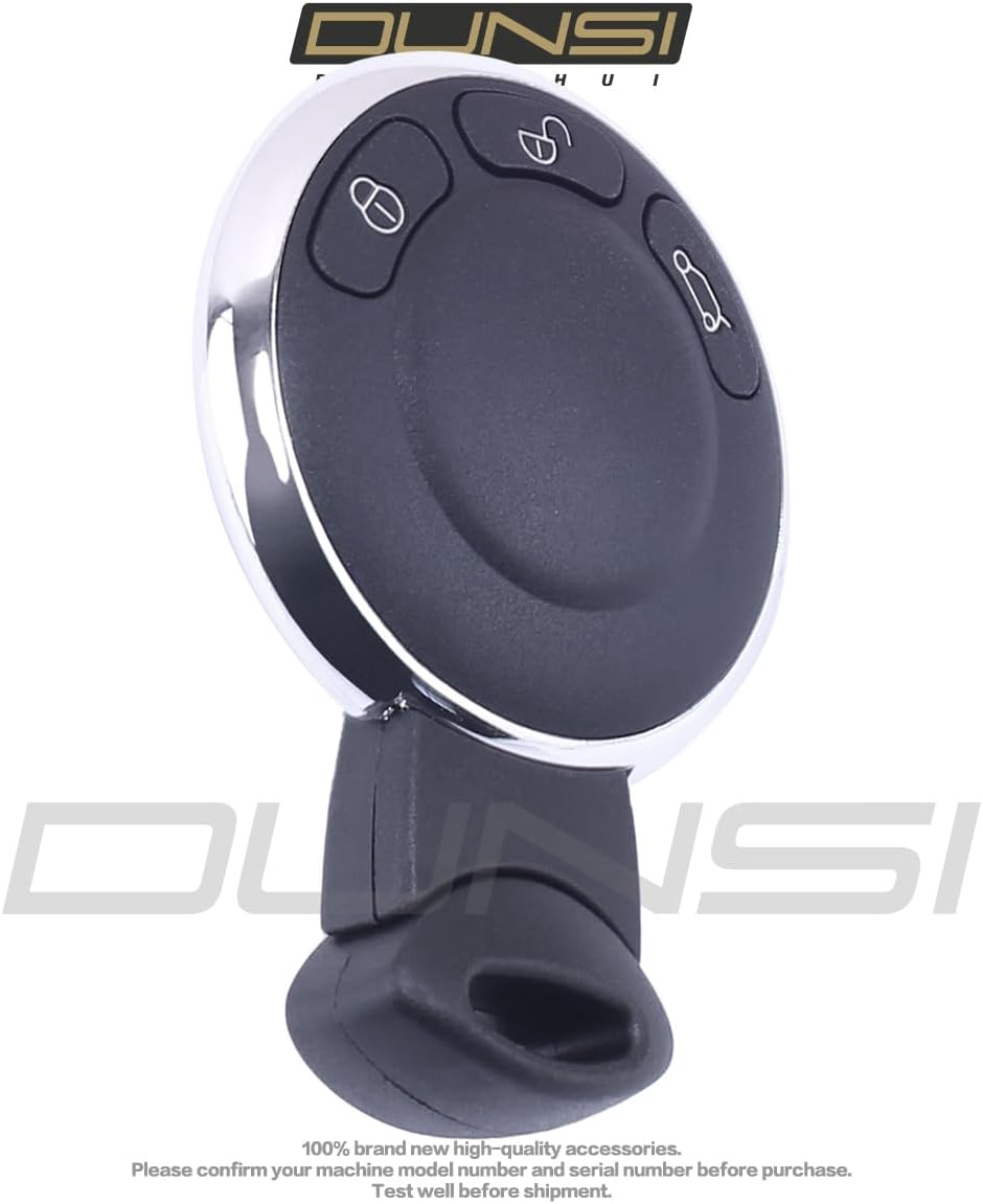DUNSIHUI Kr55wk49333 Car Key Fob Keyless Control Entry Remote 3 Button Vehicles Replacement Compatible with 2006-2014 Mi ni Cooper Kr55wk49333 315MHz