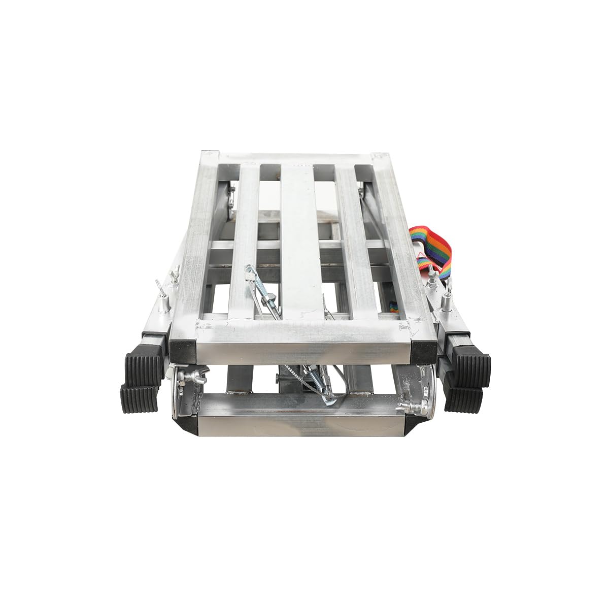 Piattaforma Di Lavoro Con Impalcature Pieghevole Portatile Regolabile 60-90cm, Portata 200KG, Struttura Zincata Antiscivolo, Ideale Per Tinteggiatura, Manutenzione E Camper