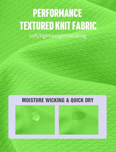 Zengjo Workout Shirts for Men Quick Dry, Moisture Wicking Athletic T-Shirts for Gym Running Sports Exercise4