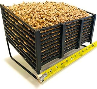 Small Pellet Basket, Heating Source Using Wood Pellets in Your Wood Stove or Fireplace