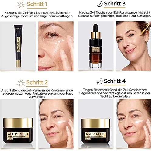 L'Oréal Paris Anti-aging nachtserum ter bevordering van de celregeneratie, met antioxidanten en vitamine E, Age Perfect… - Afbeelding 7