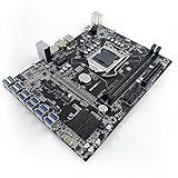 Chipset Intel B250 trendyMining - Carte Mère Mining B250 BTC - Socket LGA 1151 - 12 Slots USB - Pour Une Capacité de 12 GPU