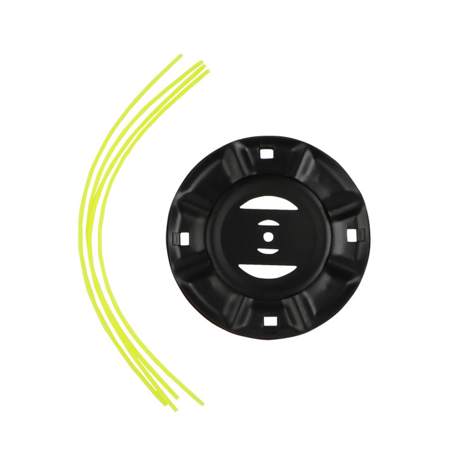 Multipurpose Trimmer Head for Most Lawnmowers Efficient Grass and Brush Cutting Easy Installation Metal Replacement Trimmer Head for Yard Maintenance