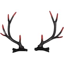 Handmade Deer horns DIY Cosplay Custume Animals Horn Hair Clips Women Girls Christmas Halloween head Decor 6.7"