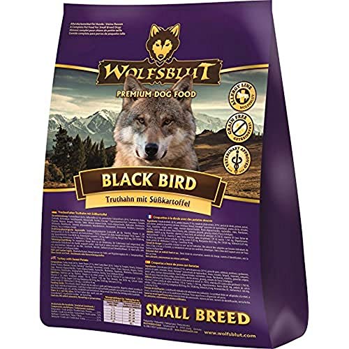 Wolfsblut - Black Bird Small Breed - 2 kg - Truthahn - Trockenfutter - Hundefutter - Getreidefrei