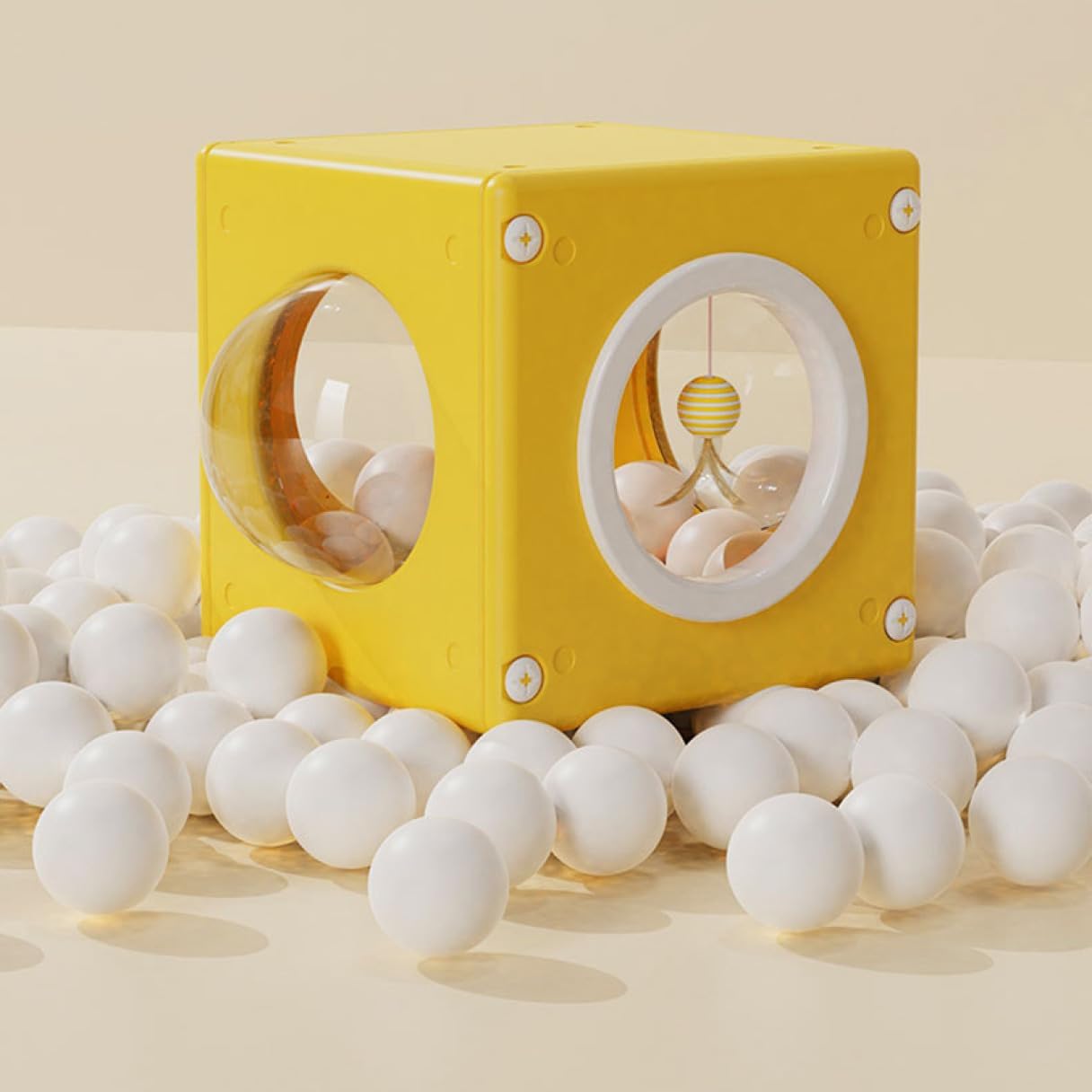 [JUI3N] 猫小屋 キャットハウス 可愛い 組立式 猫 ベッド 温かい ペットハウス 屋外 防水 プラスチック製 35*35*3