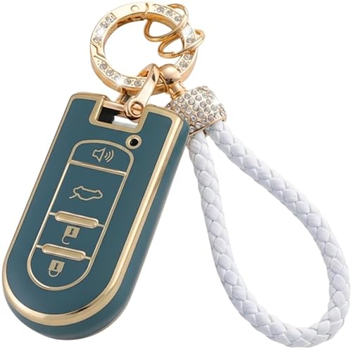 [VERNLAR] �X�}�[�g�L�[�P�[�X �L�[�J�o�[ �n���h�X�g���b�v �S�[���h�t���[�� ���h�~ �ی� �i�݊��i�F�_�C�n�c4�{�^���Ή��j ���[��/�^���g/�L���X�g�^�E�F�C�N (�o�b�O�h�A, �O���[)