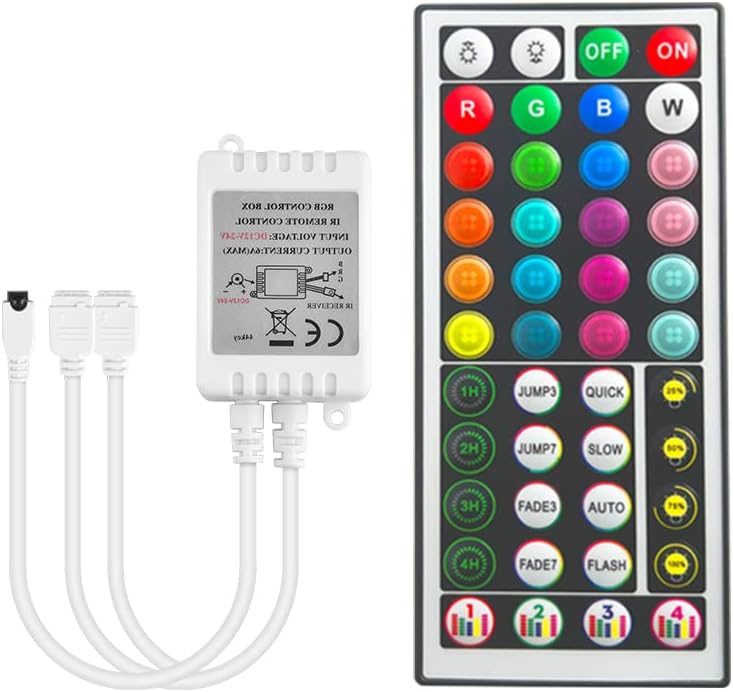 KSIPZE 44 Keys RGB LED Strip Light Remote Controller Amazon.co.uk