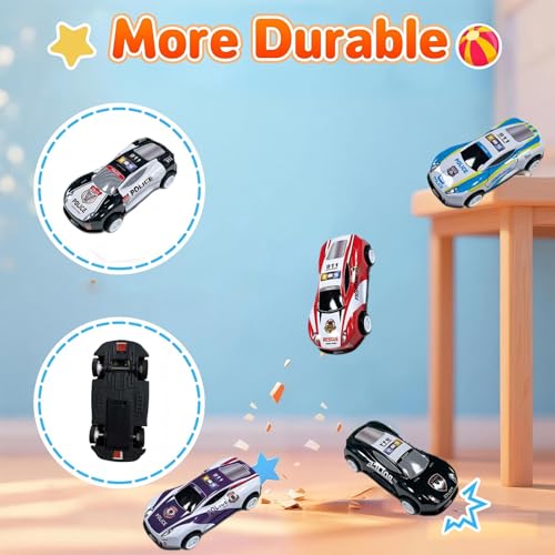 12Pcs Mini Pull Back Cars – Party Bag Fillers for Kids, Mini Toy Cars for Boys & Girls, Christmas Partys Favours & Stocking Fillers Birthday Party Bags for 3-5 Year Old Toddlers (Style B) - Image 5