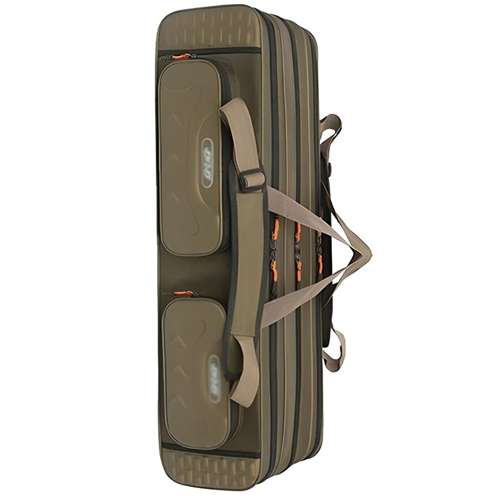 35.4 In Fishing Bag, Multifunctional Pole Storage Tackle Backpack, Spacious Fishing Case with Main Compartment, Outer Pockets, and Mesh Pocket, Durable Fishing Backpack for Rods, Reels, and Tackle