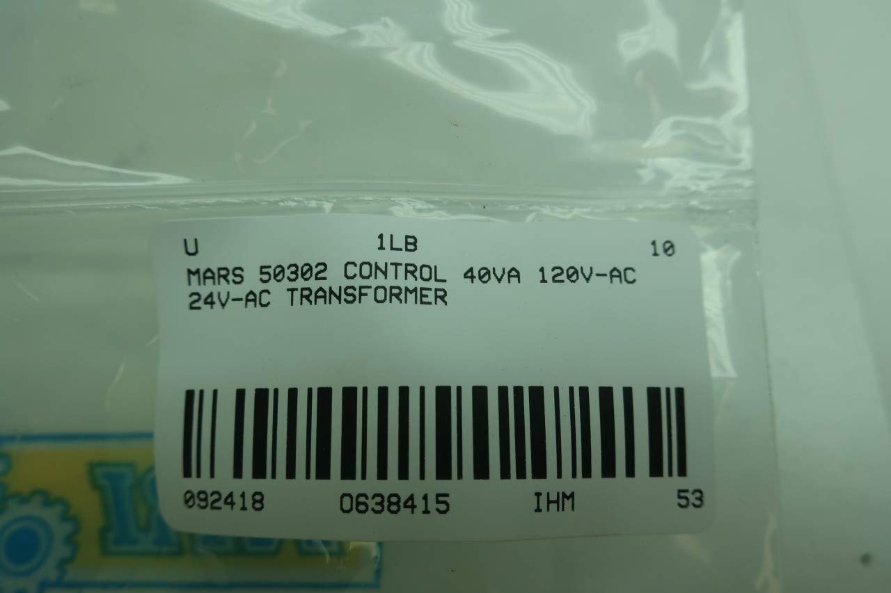 MARS 50302 Control Transformer 40VA 120V-AC 24V-AC D638415