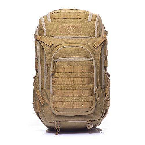 vAv YAKEDA Military Tactical Backpack Large Army 3 Day Molle Bug Out Bag Backpacks Rucksacks for Outdoor Hiking Camping (Tan) - vAv YAKEDA