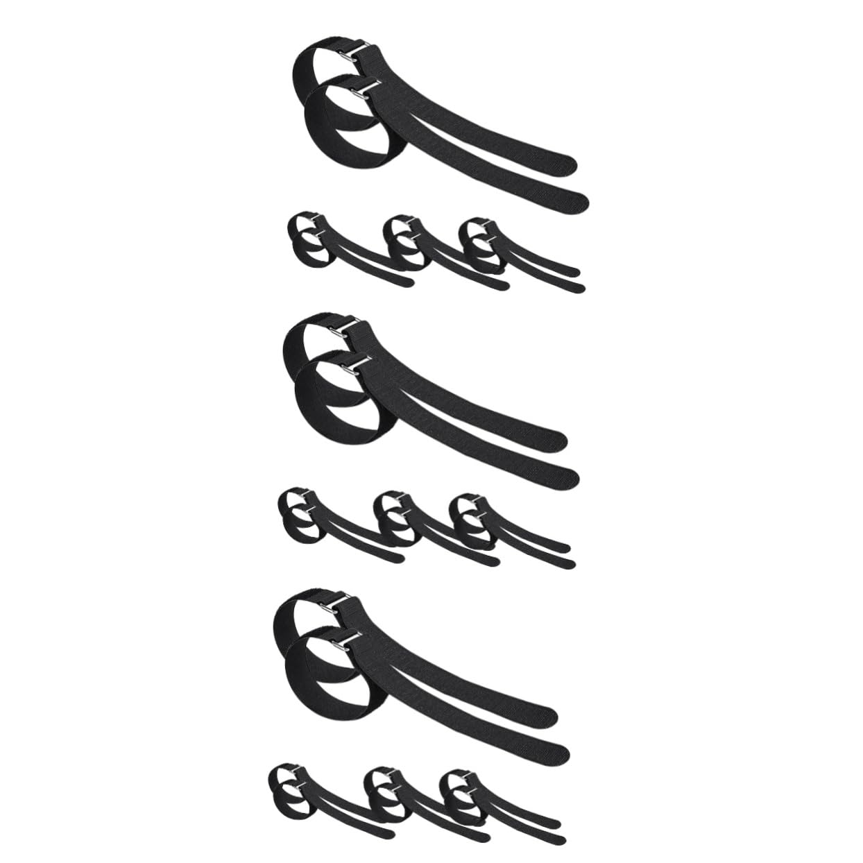 SHERCHPRY 12pairs - Ice Grippers for Shoes Binding Crampons for Climbing Hiking Fits Footwear Excellent Elasticity Portable Design