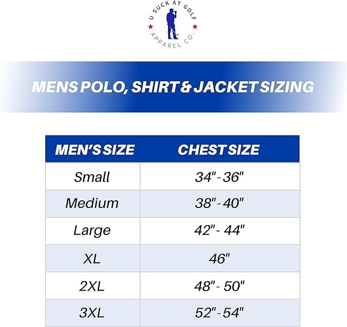 U Suck at Golf Men's High Performance Dry Fit Short Sleeve Golf Polo Shirt (Augusta Polo, 3X-Large) - Image 5