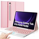 Angle de Vision Réglable: Le Clavier Sans Fil Bluetooth pour Samsung Galaxy Tab S10 FE/S9 FE 10.9''/S9 11