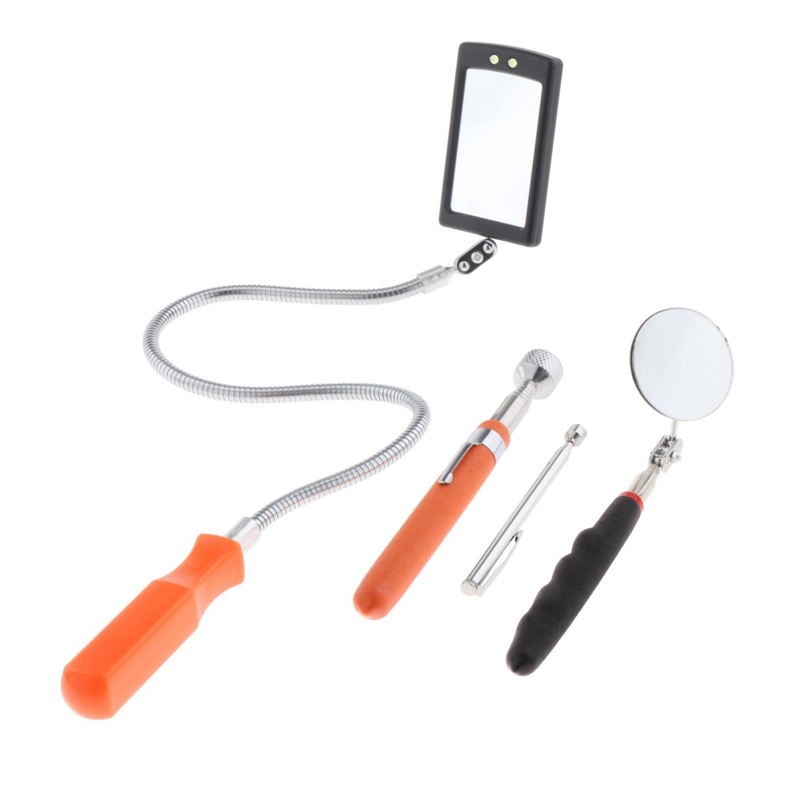 Magnetic Telescoping Pick-Up Tool Kit Fit for Home Use Inspectors Mechanics 4 Pieces-image-28