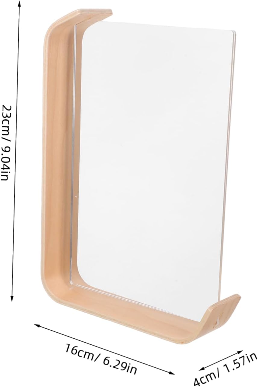 Floating Acrylic Photo Frame Double Sided Shaped Tabletop Display for Horizontal Vertical Photos Clear Decorative Frame for Weddings Home Office