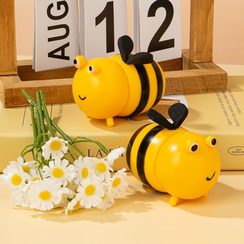 Esdallina 1 Pcs Bee Toothpicks Holder Dispenser Cute Bee Toothpicks Holder Unique Home Design Decoration