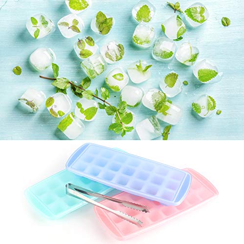 Caixa de gelo, 3 unidades/conjunto resistente a derramamentos de gelo, para fazer coquetéis de uísqu