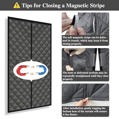 Insulated Door Curtain 38 * 83