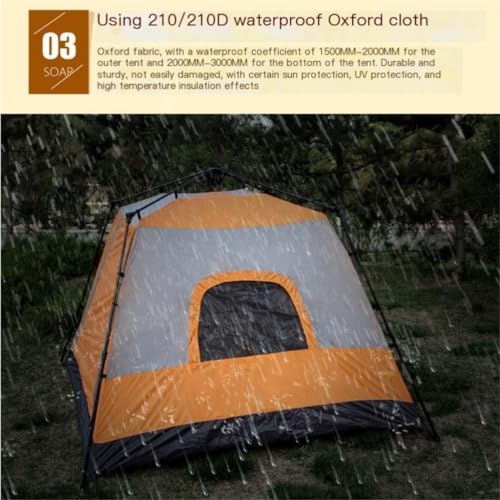 Carpa automática liviana y espaciosa para camping exterior miniatura 4