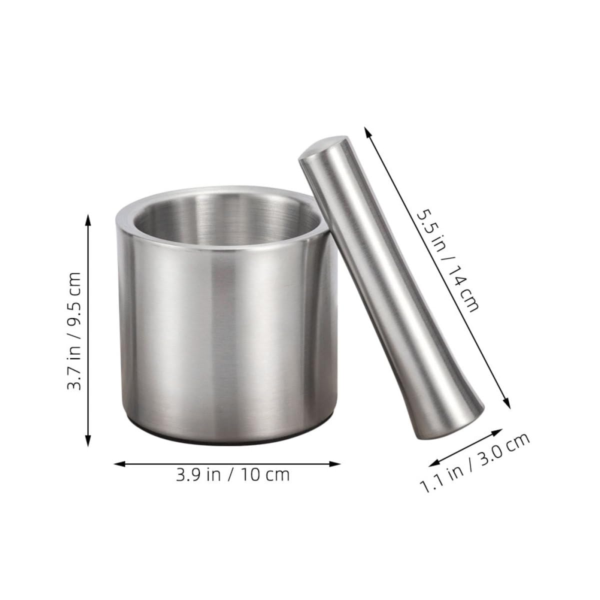 Sewroro Prensa de Ajos de Acero Inoxidable Compacta y Portátil para Uso en Cocina en Casa, Fácil de Almacenar y Adecuada para Triturar Especias y Nueces