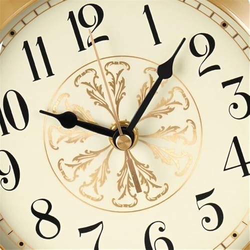 Relojes de mesa de latón analógicos para decoración de salones 5