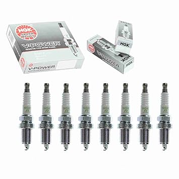8 pcs NGK V-Power Spark Plugs for 1997-2003 Dodge Ram 1500 5.9L 5.2L V8 - Engine Kit Set Tune Up
