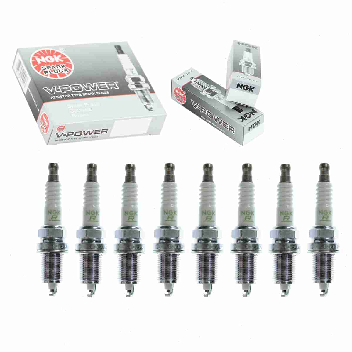 Bougies d'allumage NGK V-Power (8 pièces)