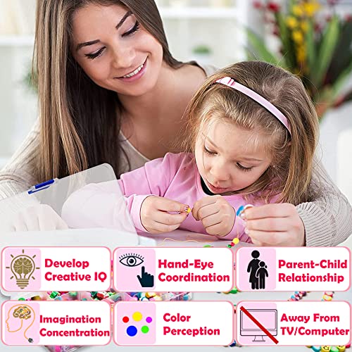 Eutenghao 786Pcs Polymer Clay Beads Charms Spacer Beads Letter Beads With Bracelet Strings 24 Styles Handmade Beads For Bracelets Necklace Earring Jewelry Making Women Diy Crafts #TOP6