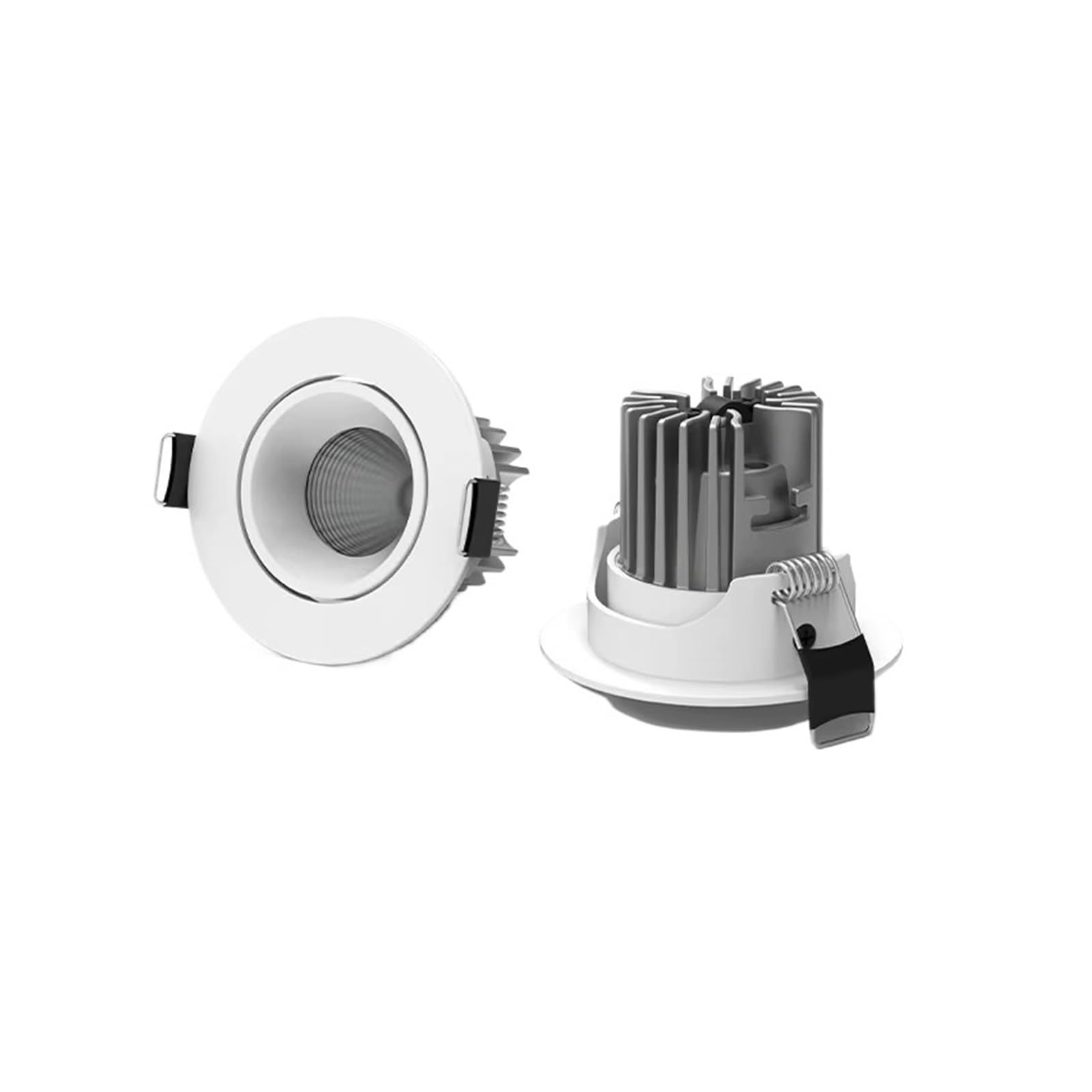 Einbau-LED-Spots for die Decke, ohne Hauptbeleuchtung, COB-Blendschutz-Downlight, dimmbar, 7W/9W/12W/15W/18W, for private und gewerbliche Beleuchtung
