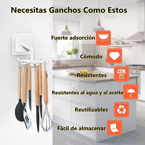 La Mejor Selección de Ganchos giratorios multiuso de esta semana. 2 Imagen adicional