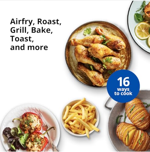 Image of Philips Air Fryer Oven 7.2L with See Through Window, 16-in-1 Functions: Airfry, Bake, Grill, Ferment for Curd & Dehydrate for Fruits, Airfryer with Touch Control & Rapid Air Plus for 360˚ Even Cooking