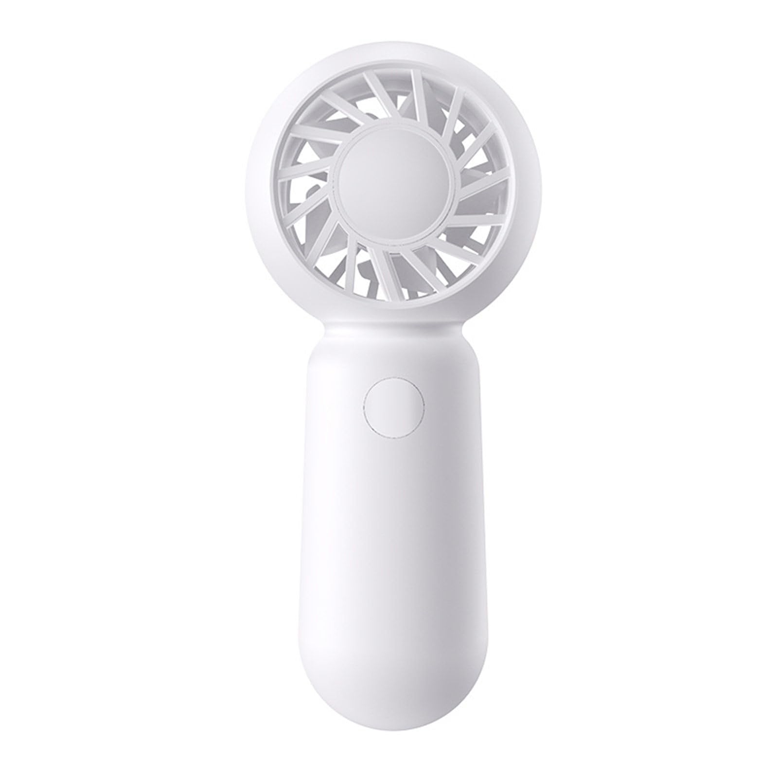 Buxuaaaa Sized Cooling Fan Motor Guard Texture for Commuting Hiking Outdoor Activity USB Rechargeable Handheld Fan