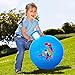EVERICH TOY Hopper Ball, Dinosaur Hopping Toys for Kids, 18 Inch Bouncy Ball with Handle, Blue Inflatable Bouncing Hoppity Hop Toys for Boys and Girls Gifts