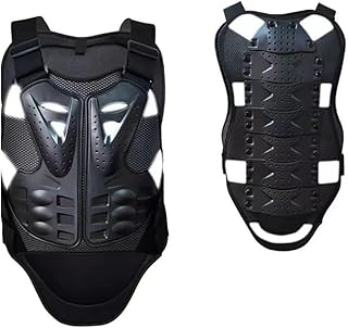 Racing Vests, Dirt Bike Chest Protector Motocross Body Armor Vest, Motorcycle Gear for Men Off-Road Racing Body Armor Refl...