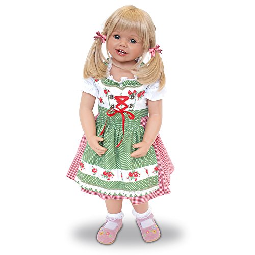 The Ashton-Drake Galleries Louisa Lifelike Child Doll Wearing an Authentic