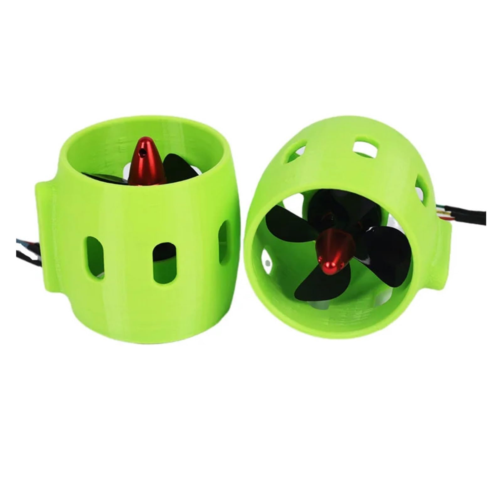 Motor de propulsión CC 12 V-24 V, 20 A, for Barco Submarino, 4 Palas, con hélices en Sentido horario y antihorario, for Robot señuelo RC, , etc(CW)