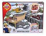 Simba 109251037 - Feuerwehrmann Sam Adventskalender 2018 / Mit großer Spielszenerie / Mit Weihnachtsgeschichte / 24 Überraschungen / Mit 3 Figuren