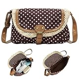 poids sac a main vide Charme vintage : ce sac à main à pois présente un design intemporel d'inspiration vintage rehaussé par de délicats accents de dentelle, ce qui en fait un accessoire élégant parfait pour les femmes à la recherche d'une élégance classique