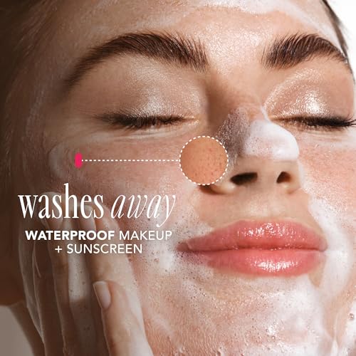 The Face Shop Rice Water Bright Foaming Facial Cleanser with Ceramide, Gentle Face Wash for Hydrating & Moisturizing, Vegan Face Cleanser, Makeup Remover, Korean Skin Care for All Skin Types, 300ml - Thumbnail 3