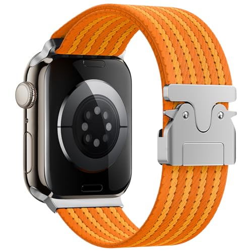 Bracelets de montre Apple Watch nylon tressé élastique 45mm 49mm