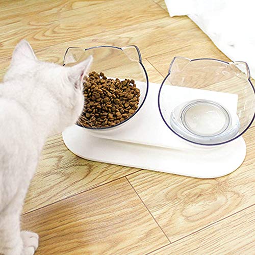 BianchiPatricia Bowls with Stand Pet Feeder Double...