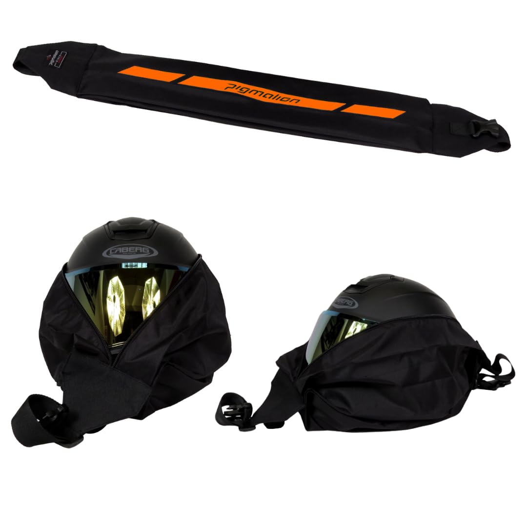 PIGMALION Smart Motorcycle Helmet Bag | Foldable, Stylish, Waterproof, Lightweight | Practical Motorcycle Backpack