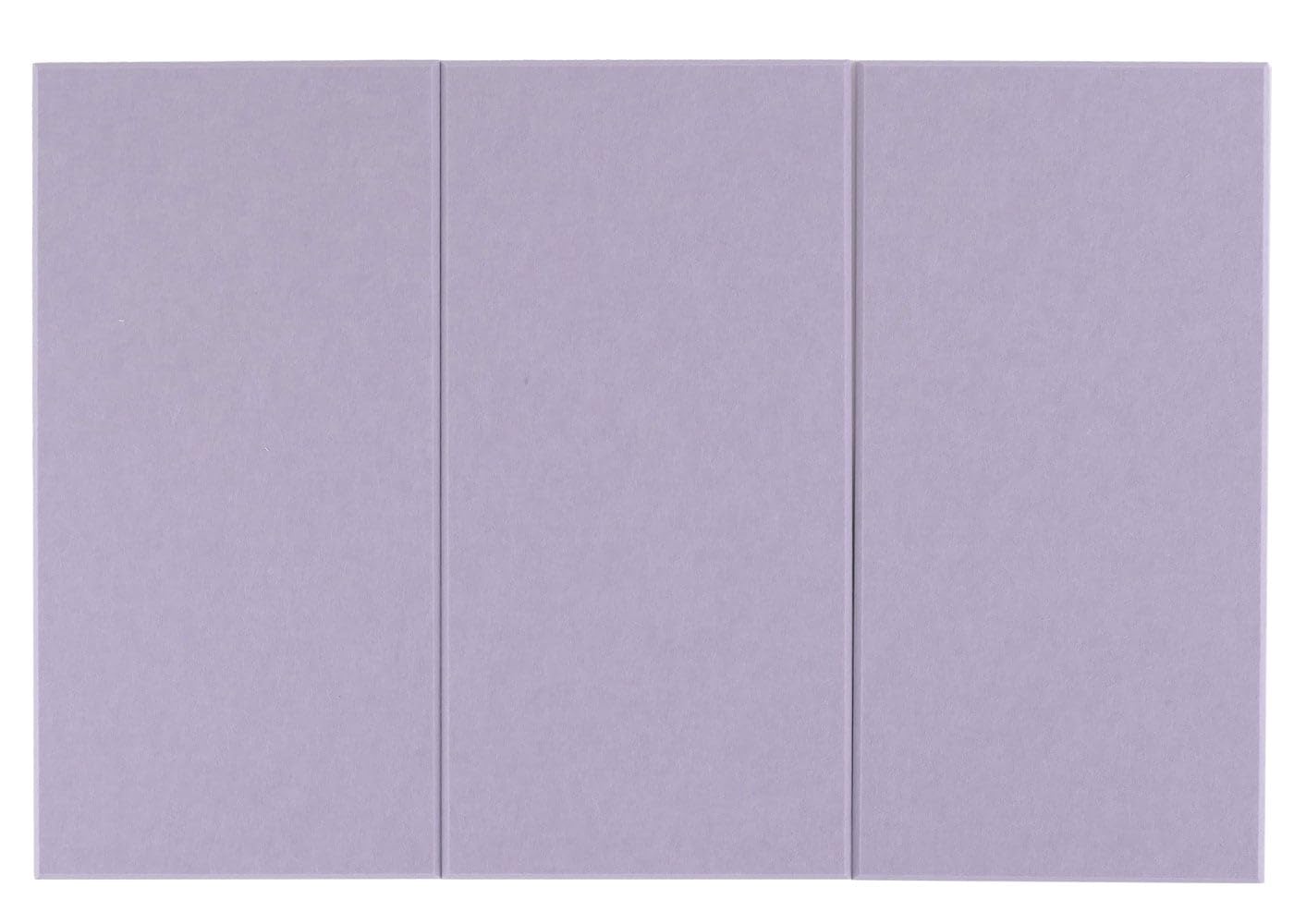 Mendler Zestaw 6 paneli ściennych akustycznych HWC-L52, panele ścienne, płyty akustyczne, izolacja 1 m², powierzchnia 60 x 30 cm, kolor liliowy