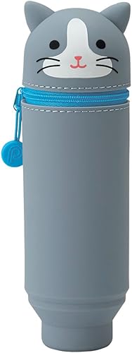 Vista 20 de LIHITLAB Punilabo Cartuchera para bolígrafos (soporte para bolígrafos) Cerdo,Cabello corto americano,Oso,Gato negro,Conejo negro,BOSTON TERRIER,Gato