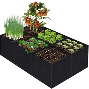 Linksandt Stoff-Pflanzbeutel Hochbeet 1,2 x 0,6 m