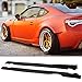 IKON MOTORSPORTS, Side Skirts Compatible With 2013-2016 Scion FR-S/2013-2020 Subaru BRZ/2017-2020 Toyota 86, GR Style Side Skirts - Polyurethane PU
