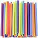 Jumbo Smoothie Straws, Assorted Colors [100 Pack]